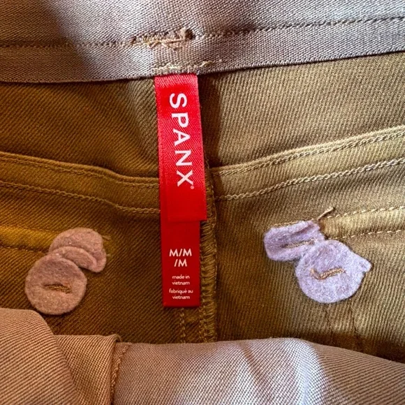 Spanx Supersmooth Stretch Twill Cropped Wide Leg Pants Women’s Sz medium - Picture 4 of 6